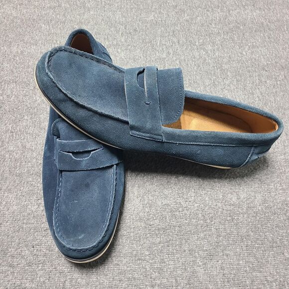 Alfani Other - Alfani Shoes Mens Size 12 Sawyer Penny Loafers Suede Casual Slip On Moc Toe